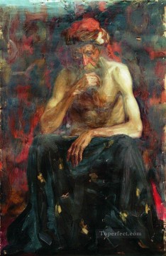 modelo - el modelo con turbante Ilya Repin